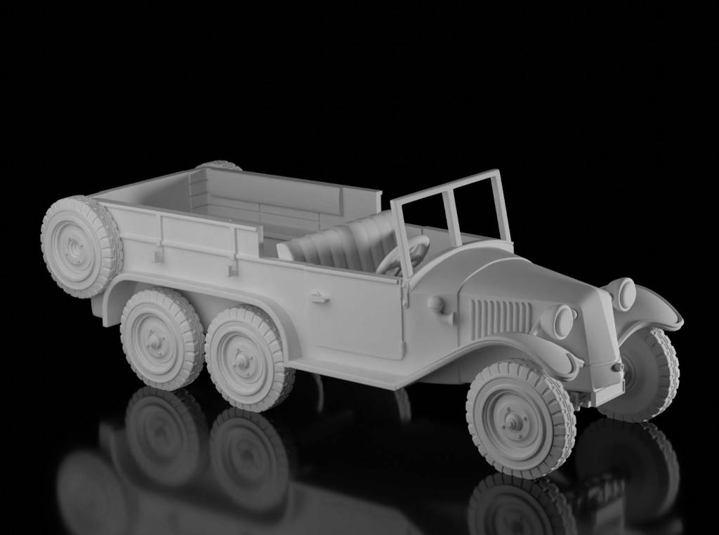 Tatra 72 (Wargame3d). Painted Resin Model