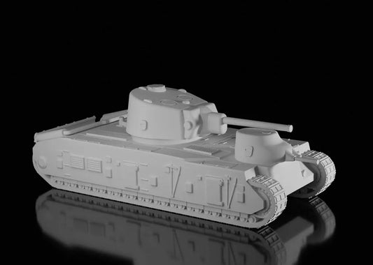 WW2 French AMX Tracteur C. UnPainted Resin Model