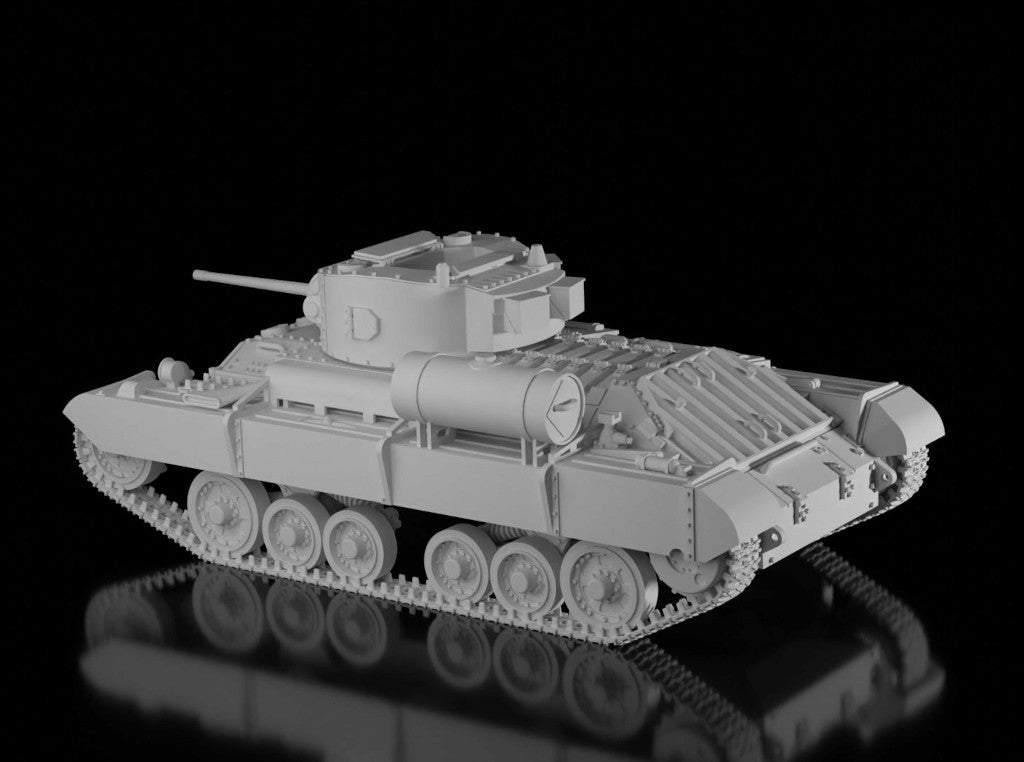 Valentine Mk.II  w/Sand Shields & Fuel Tank