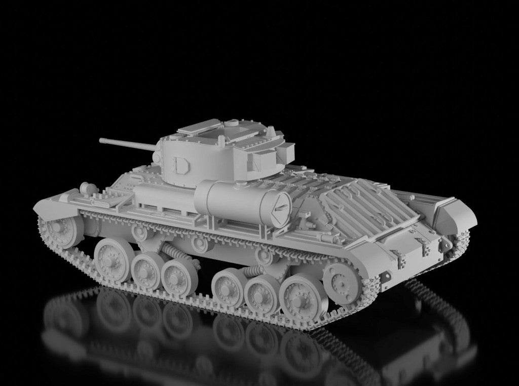 Valentine Mk.II  w/Fuel Tank. Painted Resin Model