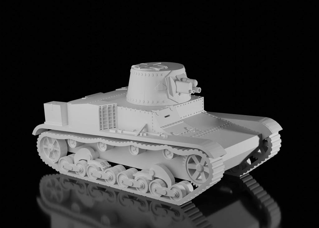 Vickers Mk.E 6 Ton - Single Vickers Turret