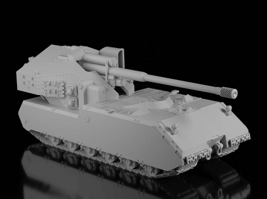 Waffentrager Maus What-If? (Ramzay1945). Painted Resin Model