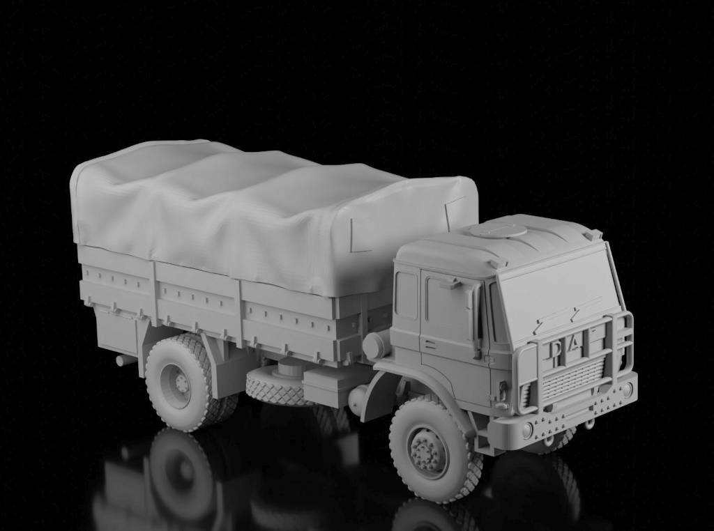 DAF YA-4442 Medium Truck (Ramzay1945). Painted Resin Model