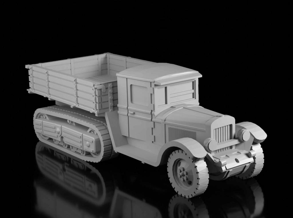 Zis-22 Tracked Lorry
