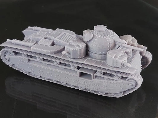 British Interwar A1E1 Independent tank. Unpainted Resin