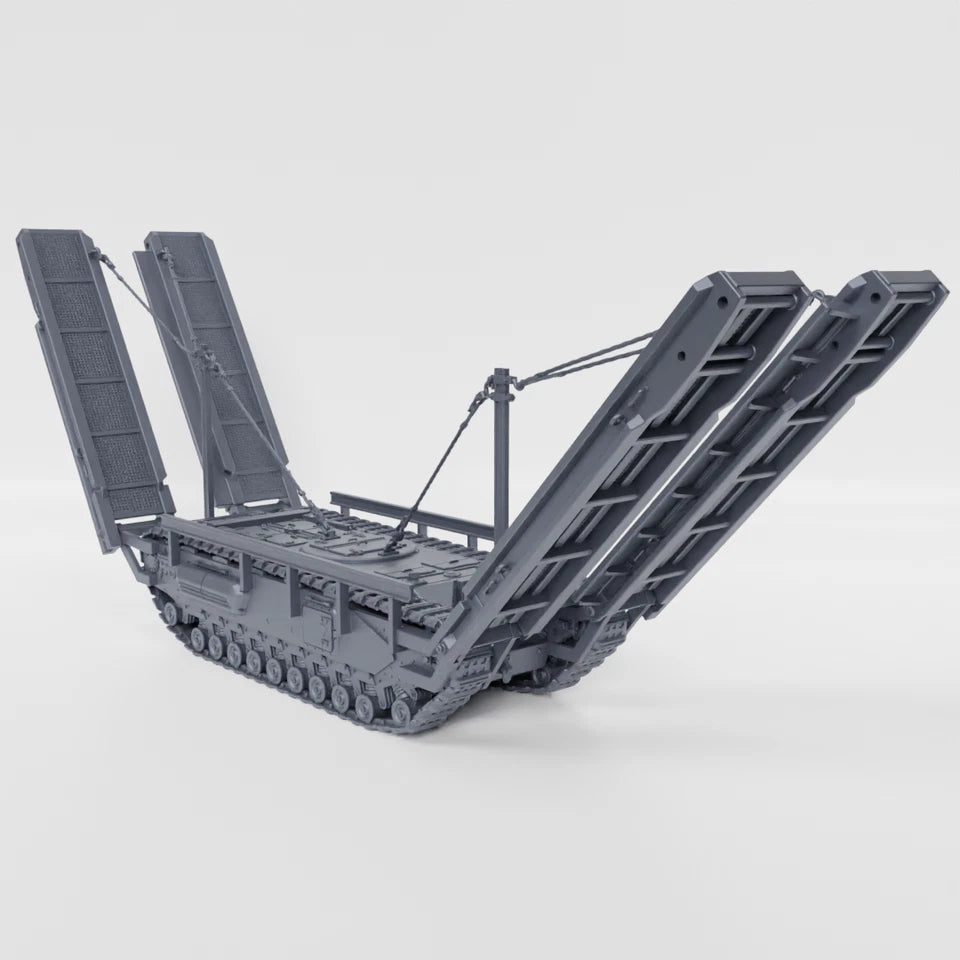 WW2 BRITISH Churchill ARK Armoured Ramp carrier . UNPainted Resin Model