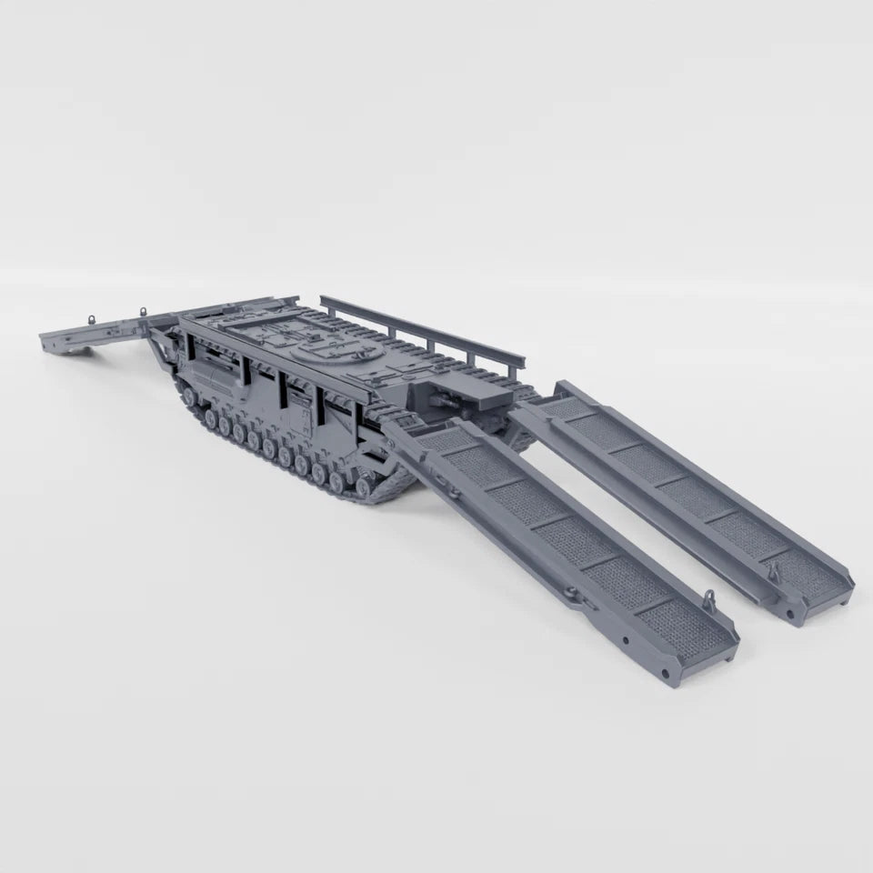 WW2 BRITISH Churchill ARK Armoured Ramp carrier . UNPainted Resin Model