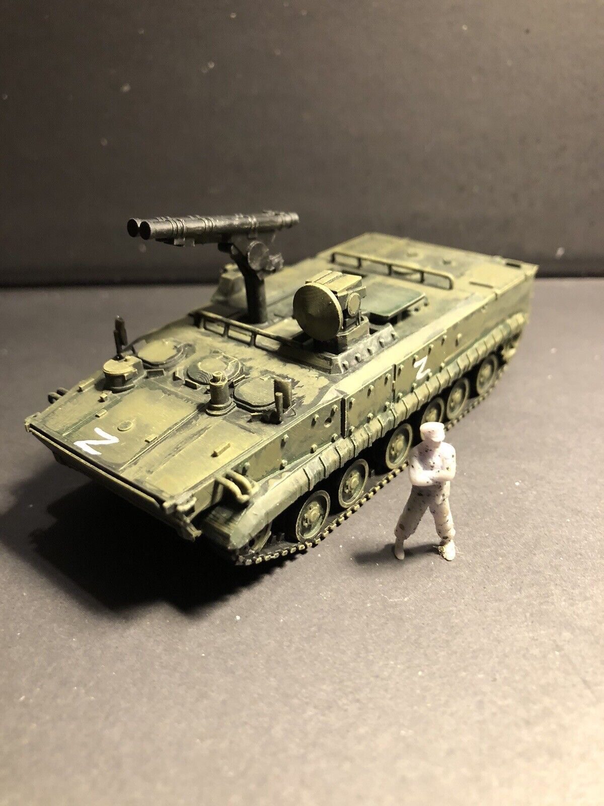 Russian Post War BMP-3 Chrysanthemum. Painted Resin Model