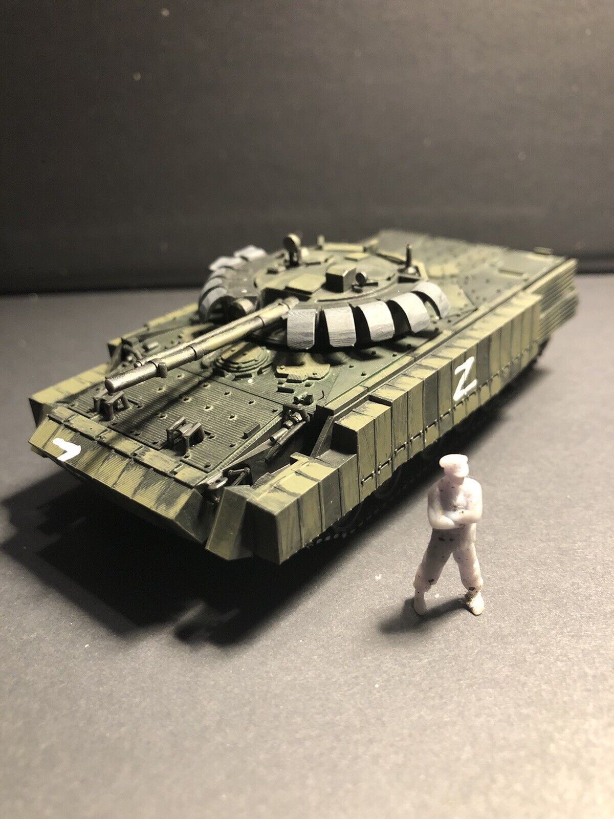 Russian Post War BMP-3 ERA. Painted Resin Model.