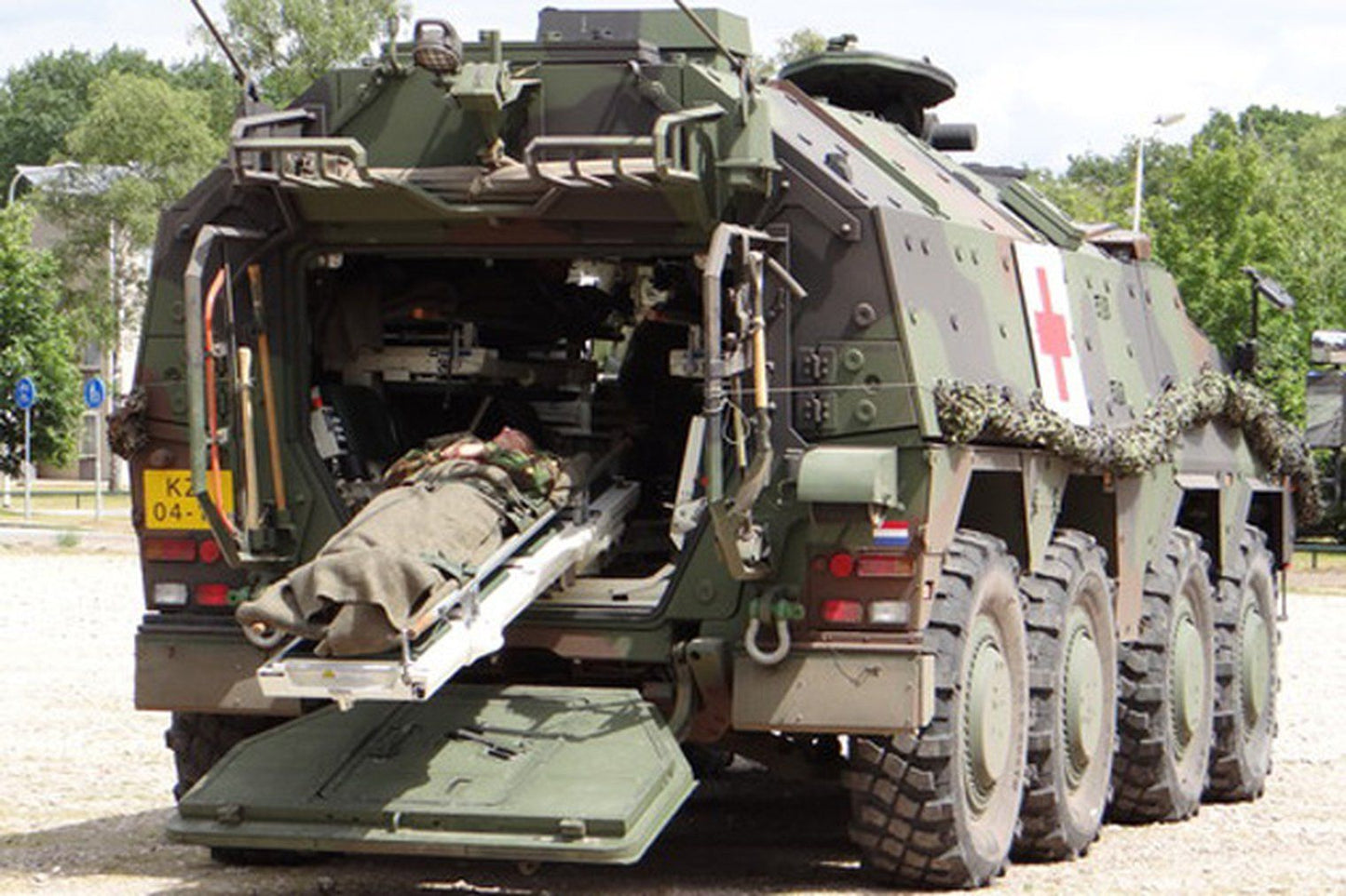 German / NATO Boxer AFV Ambulance. Painted Resin Model