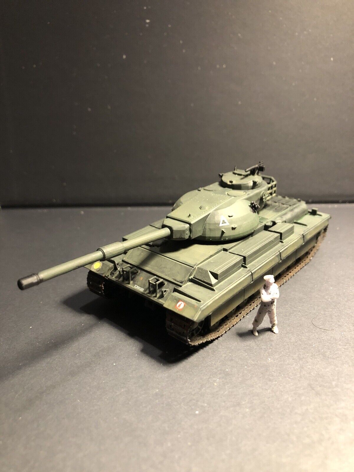 British Post War FV214 Conqueror. Painted Resin Model