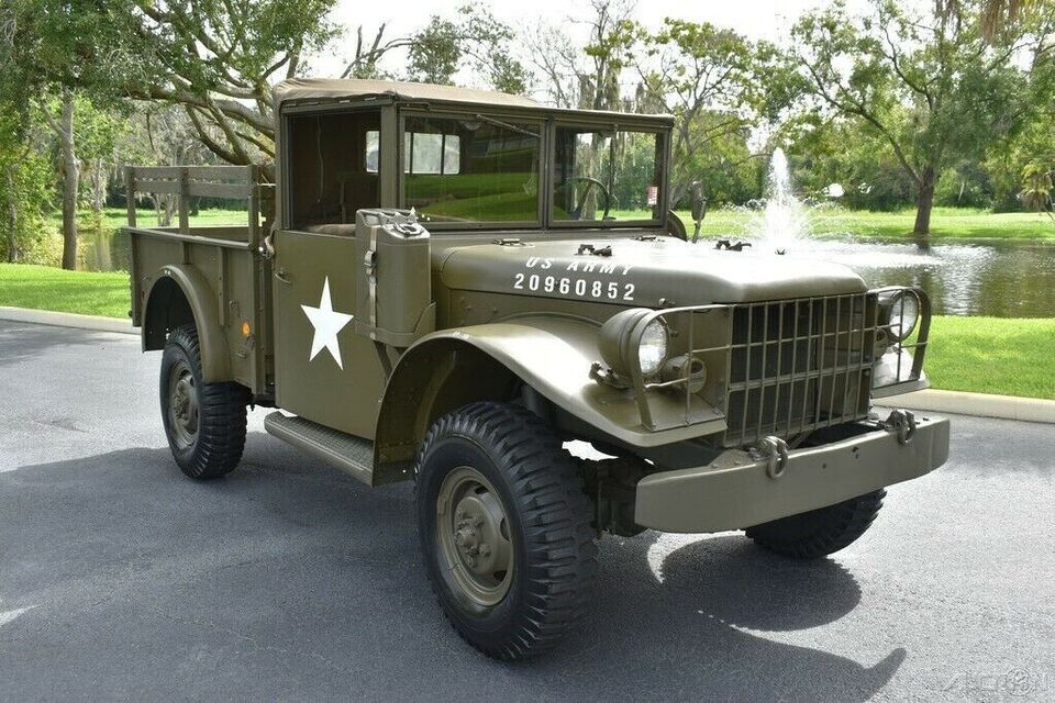 American Post War Dodge M37 3/4 Ton. Painted Resin Model