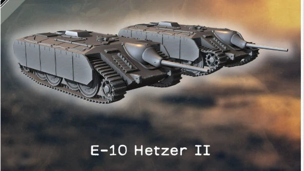 WW2 German E-10 Hetzer II. unPainted Resin Model