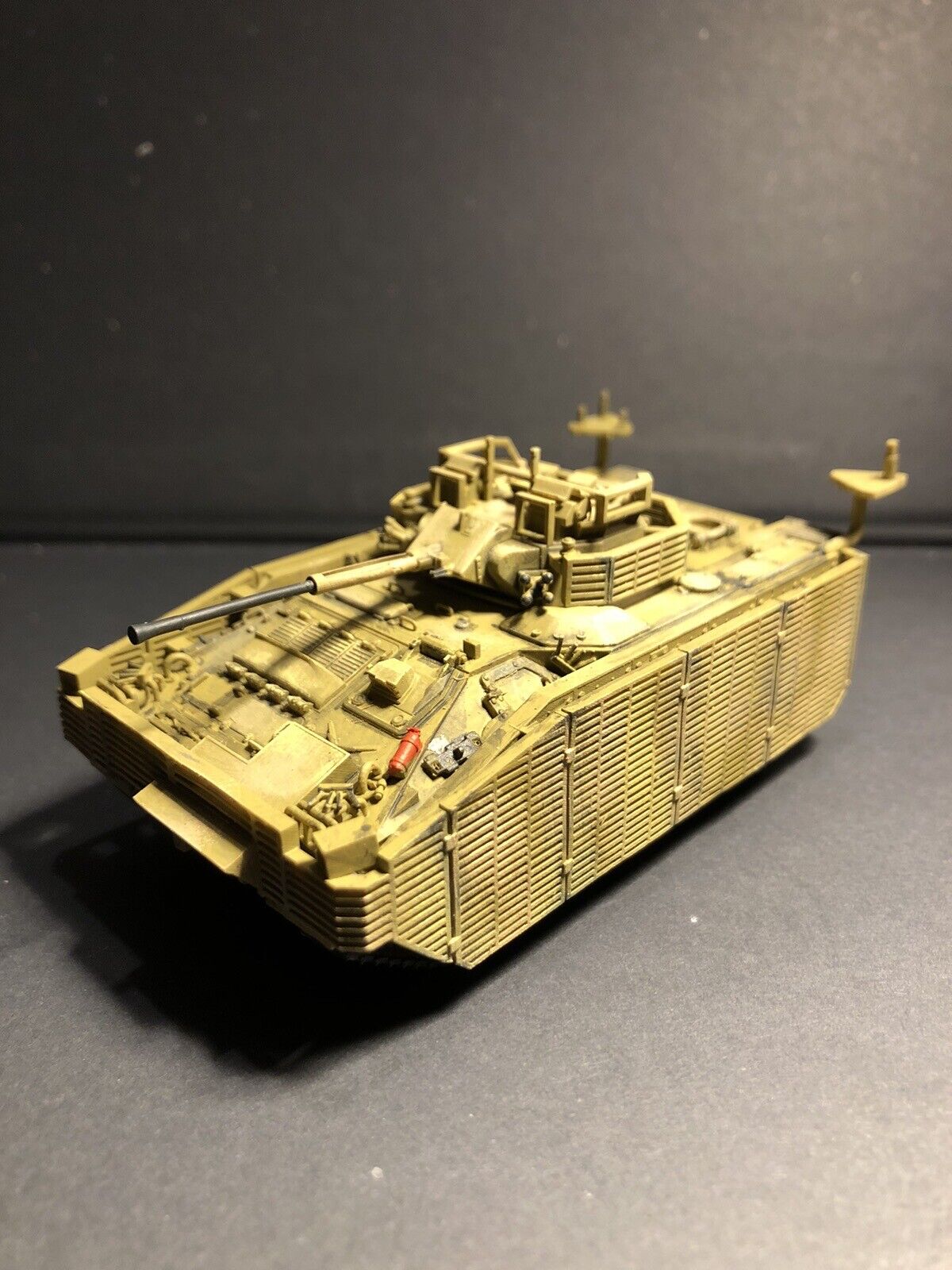 British Post War FV510 Warrior with slated Armour. Painted Resin Model