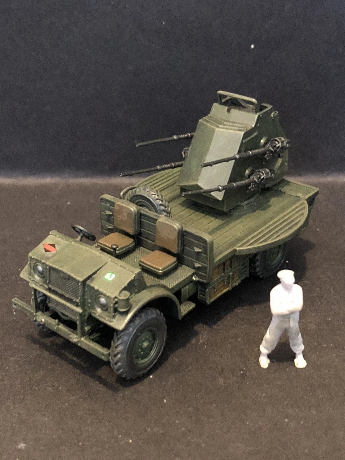 WW2 CMP F60L with Quad Polsten - Deployed. Painted Resin Model