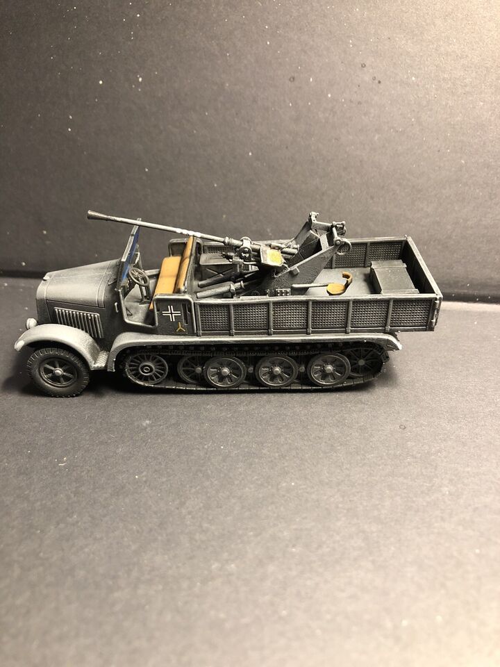 Scale 1/72 WW2 German Sd.Kfz 6/2 3.7cm Flak 36. Painted Resin. Available Now!