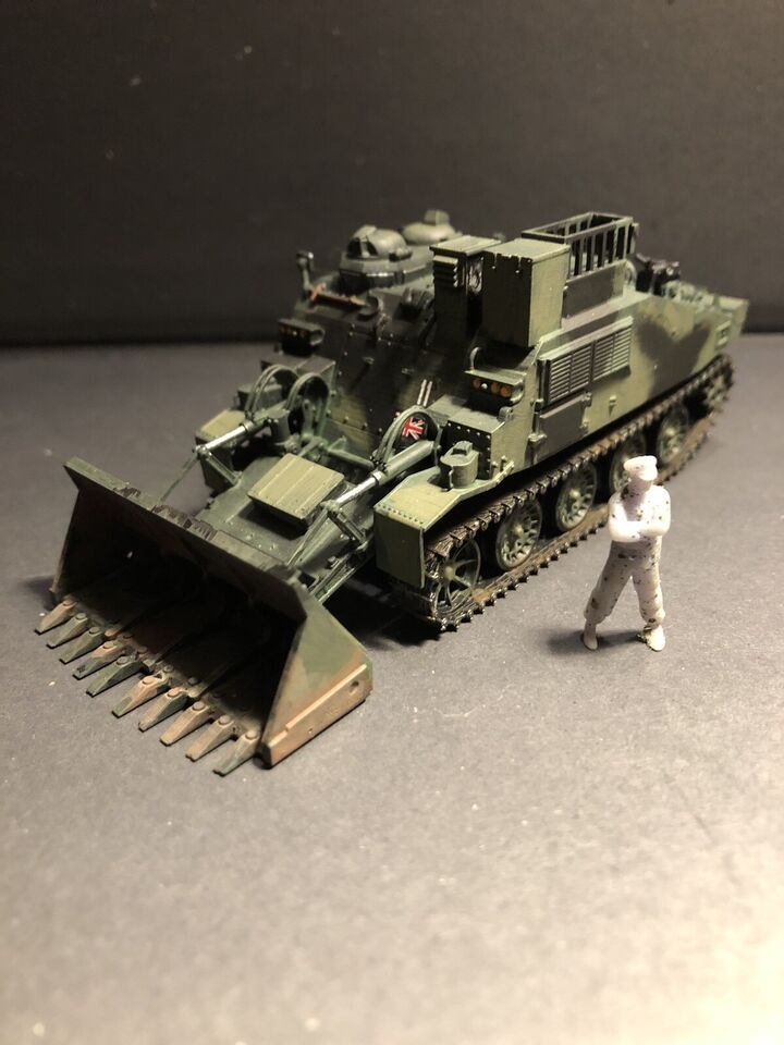 British Post War FV180 Combat Engineer Tractor. Painted Resin Model