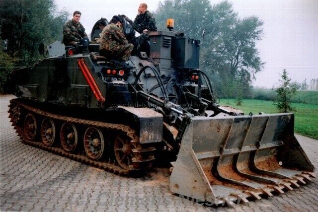 British Post War FV180 Combat Engineer Tractor. Painted Resin Model