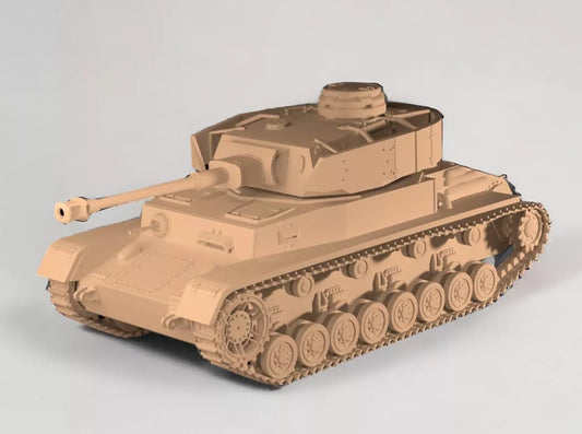 WW2 German Panzer IV Ausf H Hydrostatic Transmission. UNPainted Resin Model