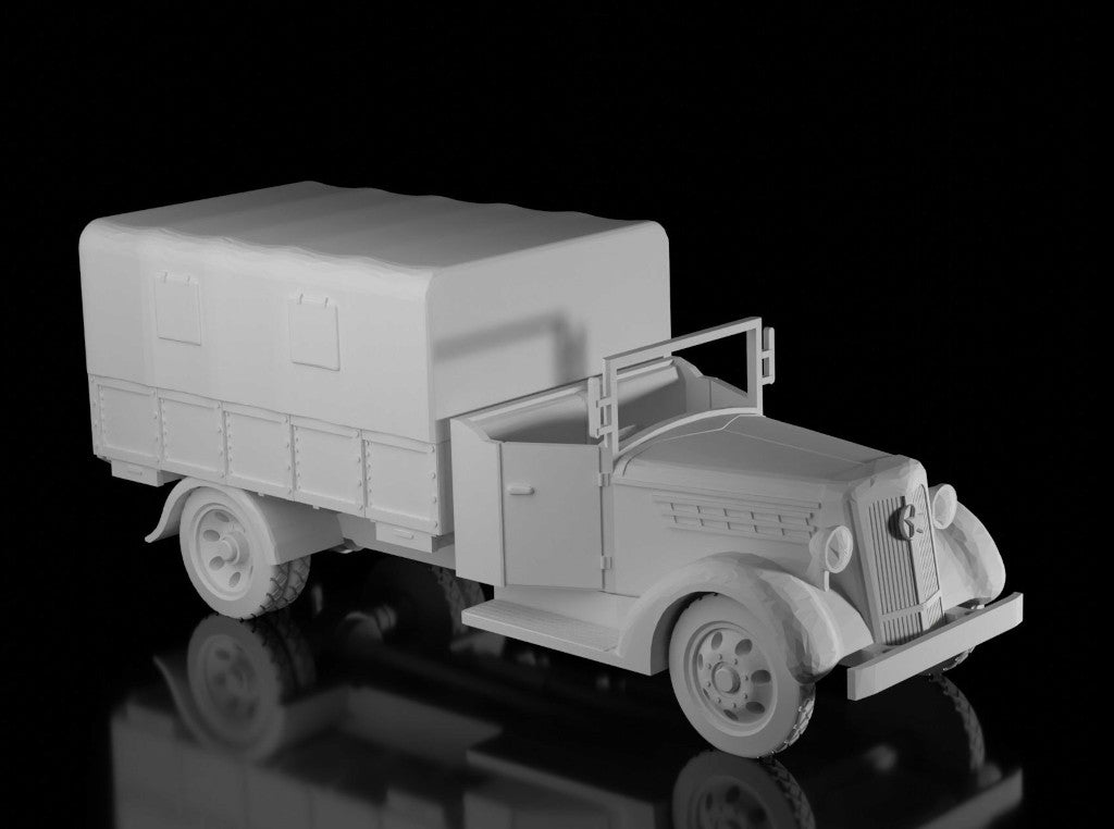 Type 97 Isuzu Truck (Roof Down - Covered Bed)