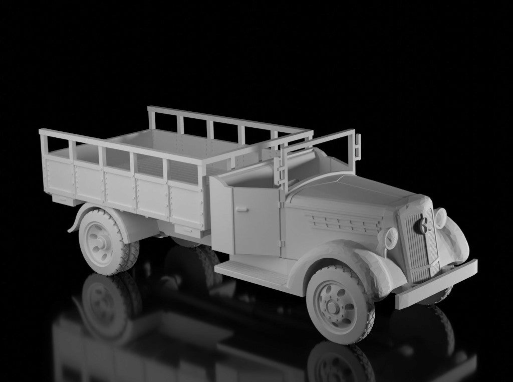 Type 97 Isuzu Truck (Roof Down - Open Bed)