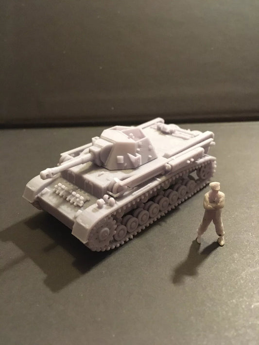 WW2 German 10.5cm Hauschrecke IVb. Unpainted Resin Model