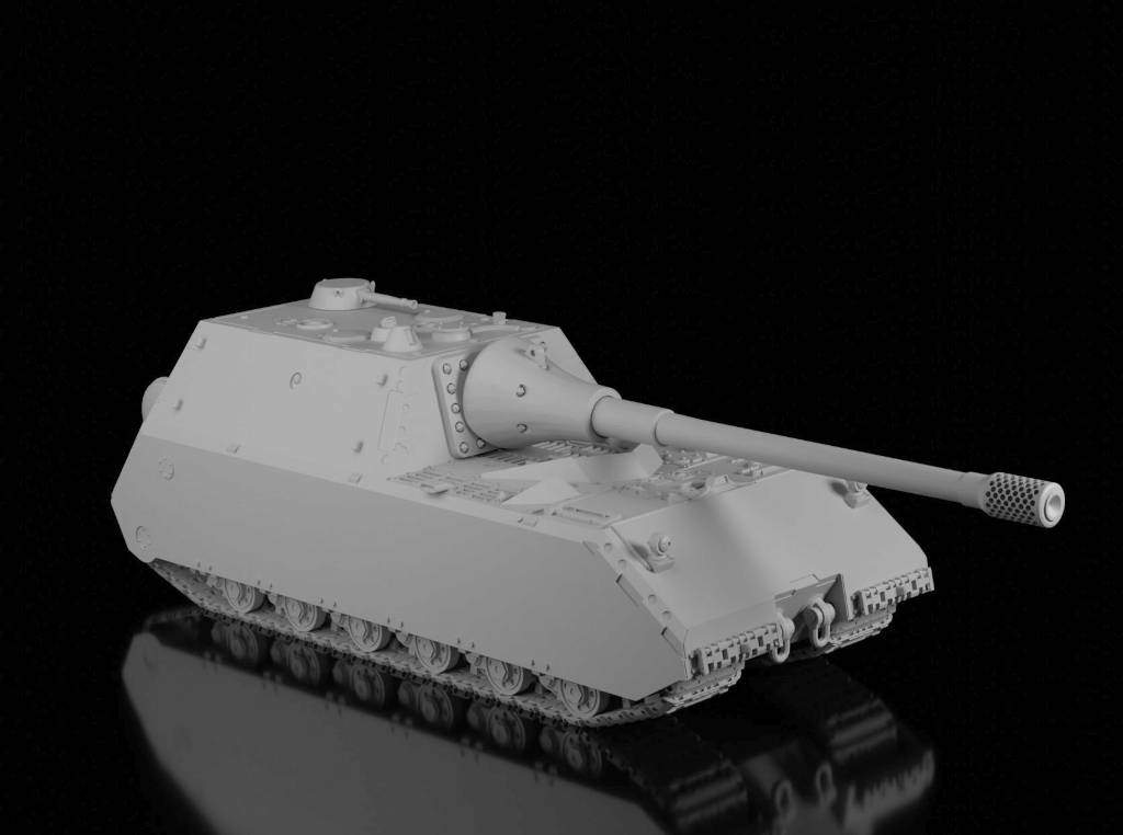 Jagdpanzer Maus What-If? (Ramzay1945). Painted Resin Model