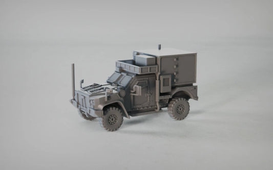 American Post War JLTV Shelter S250. UNPainted Resin Model