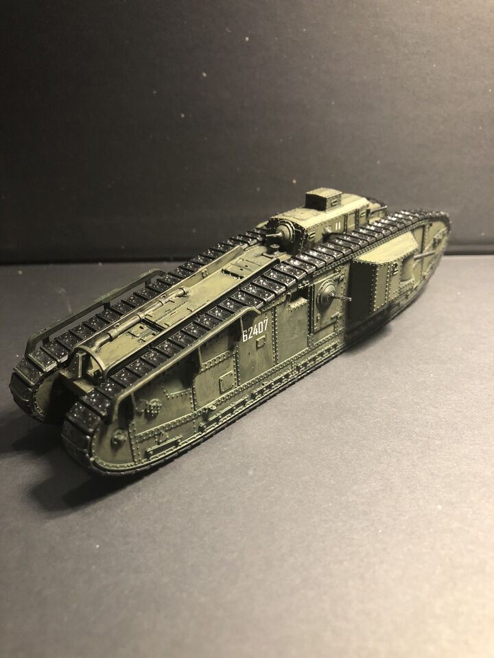 WW1 British Mk.VIII LIberty Tank. Painted Resin Model