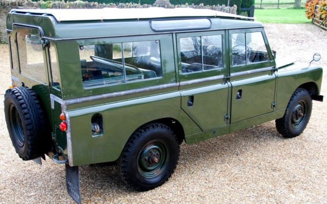 British Post War Land Rover Series 2 LWB. Painted Resin Model