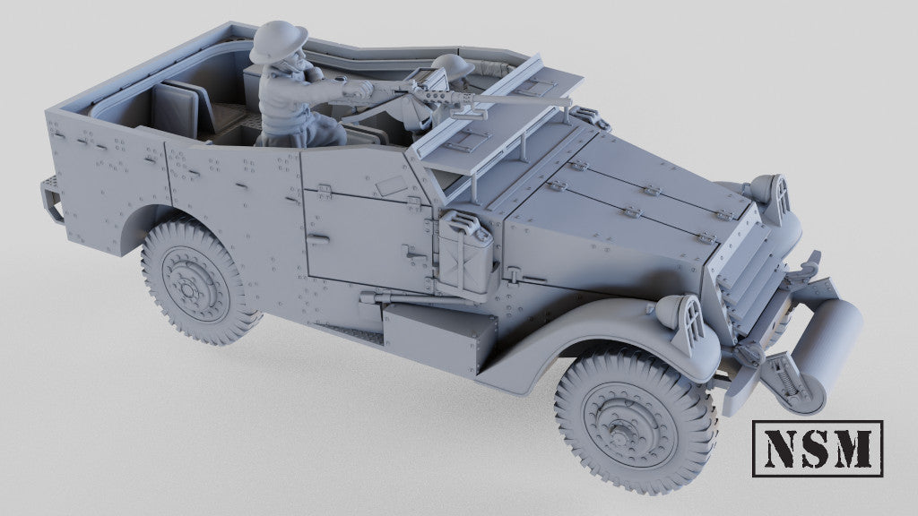M3A1 (White) Scout Car  (Night Sky Miniatures)