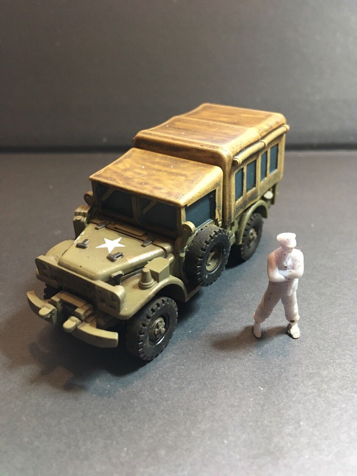 American Post War Dodge M42 3/4 Ton command vehicle, Painted Resin Model