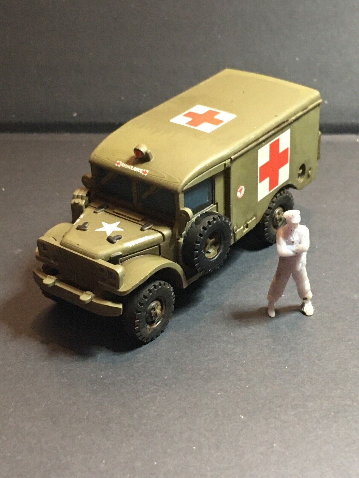 American Post War M43 Ambulance. Painted Resin Model