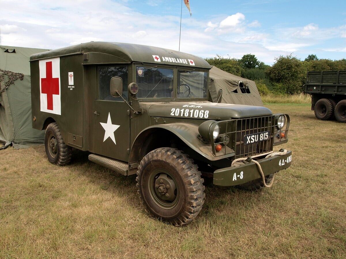 American Post War M43 Ambulance. Painted Resin Model