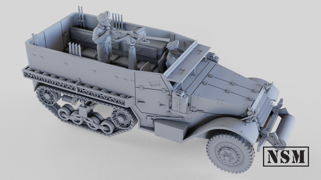 M5 Half Track 8th Army Sikhs (Night Sky Miniatures)