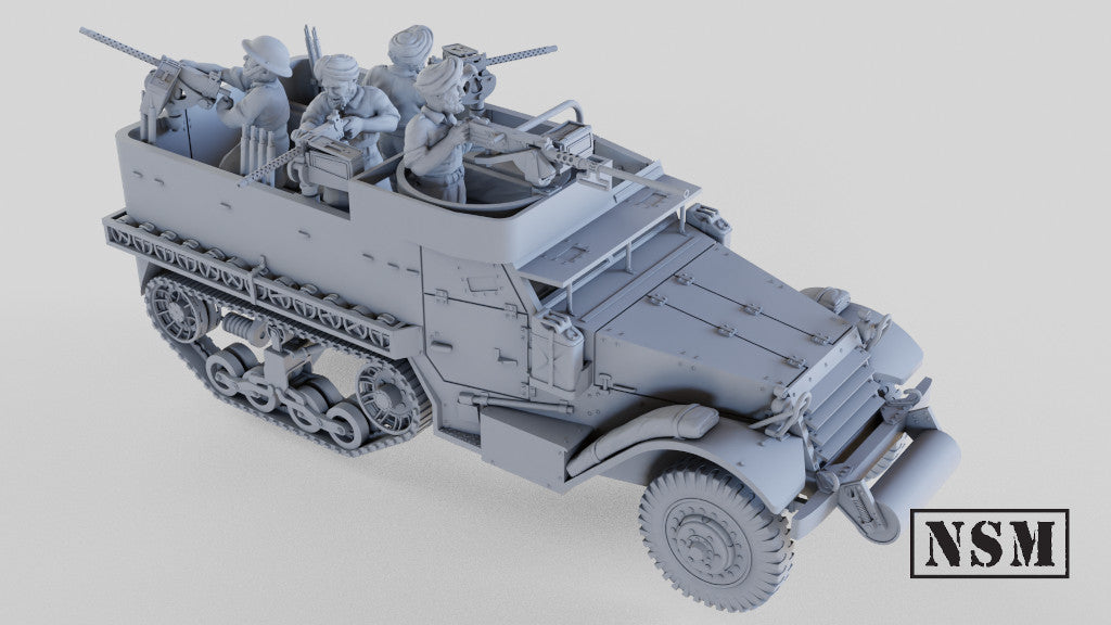 M5A1 Half Track 8th Army Sikhs (Night Sky Miniatures)