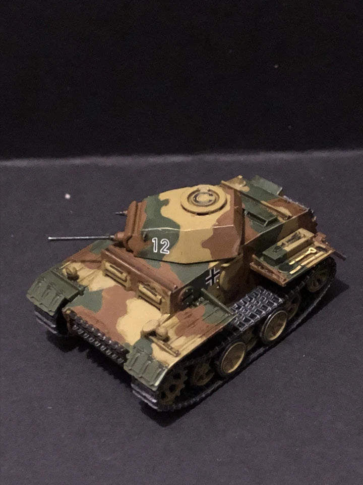 WW2 German Panzer II Ausf J. Painted Resin Model