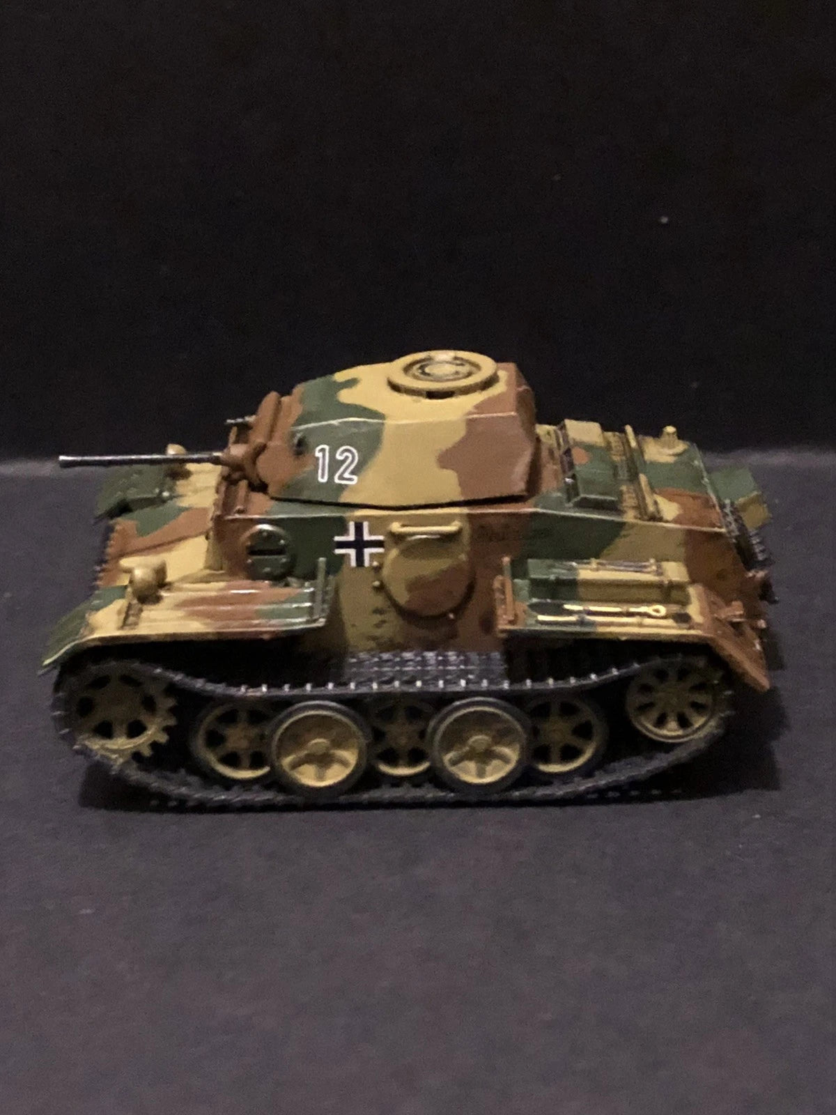 WW2 German Panzer II Ausf J. Painted Resin Model