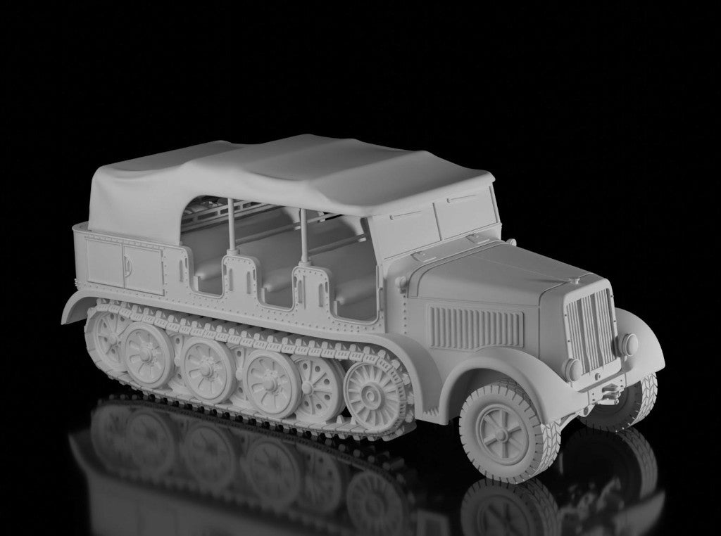 Sd.Kfz.8 Zugkraftwagen 12t (Closed Roof)