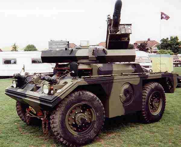 British Post War FV712 Ferret Swingfire. Painted Resin Model.