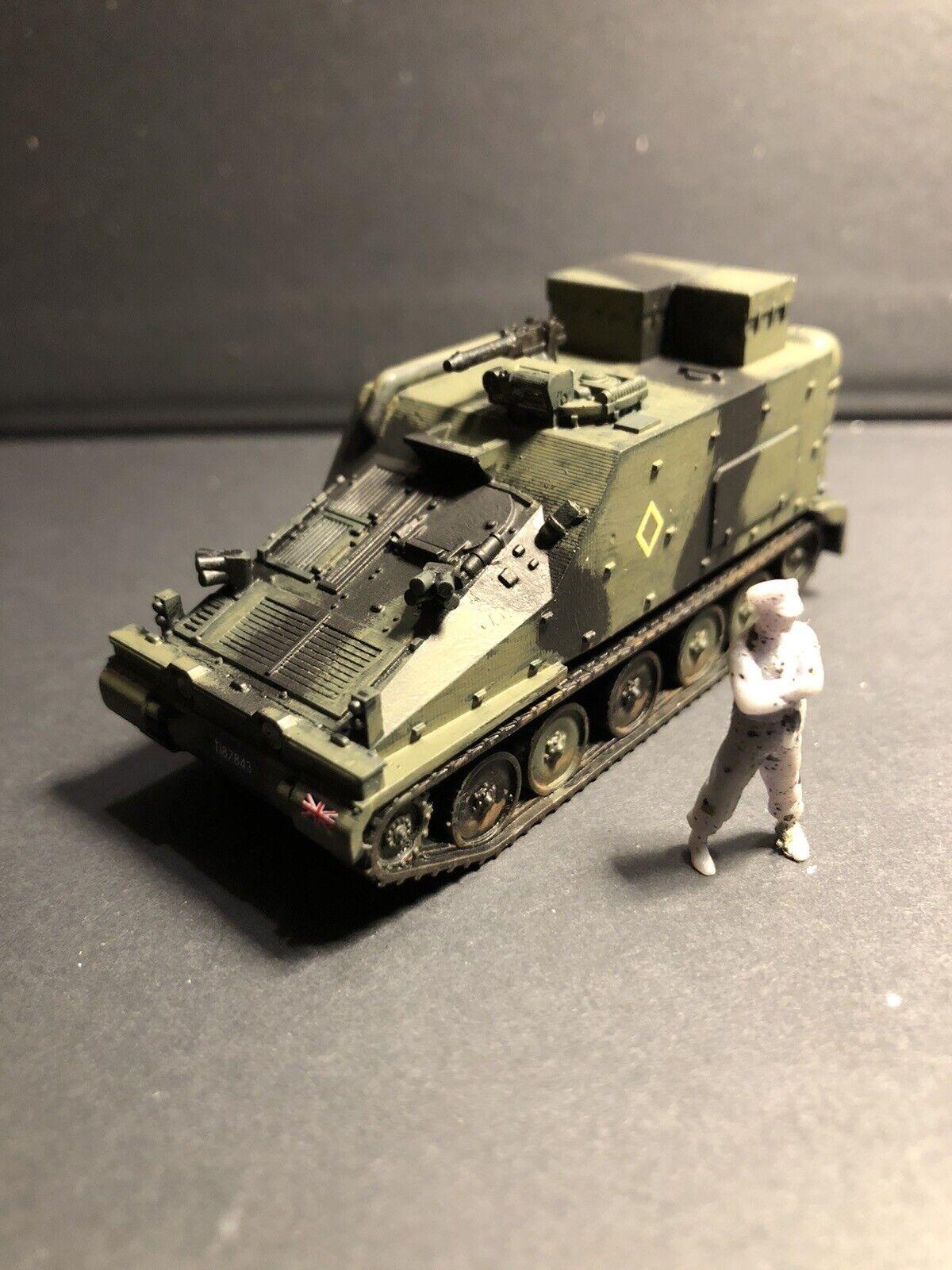 British Post War FV105 Sultan. Painted Resin Model