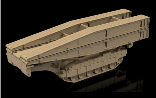 Post War British Titan Bridge Layer. Painted Resin Model