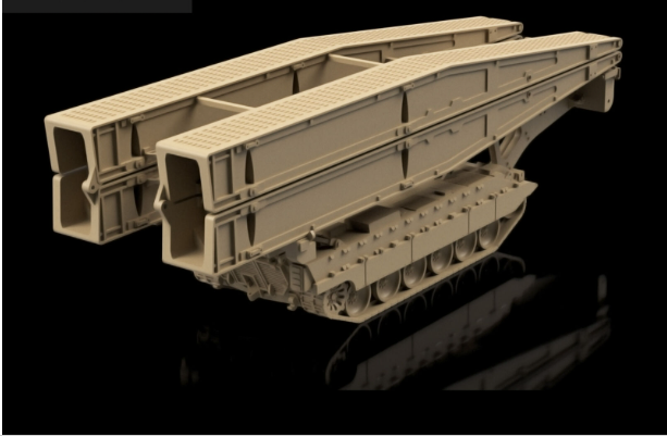 Post War British Titan Bridge Layer. Painted Resin Model