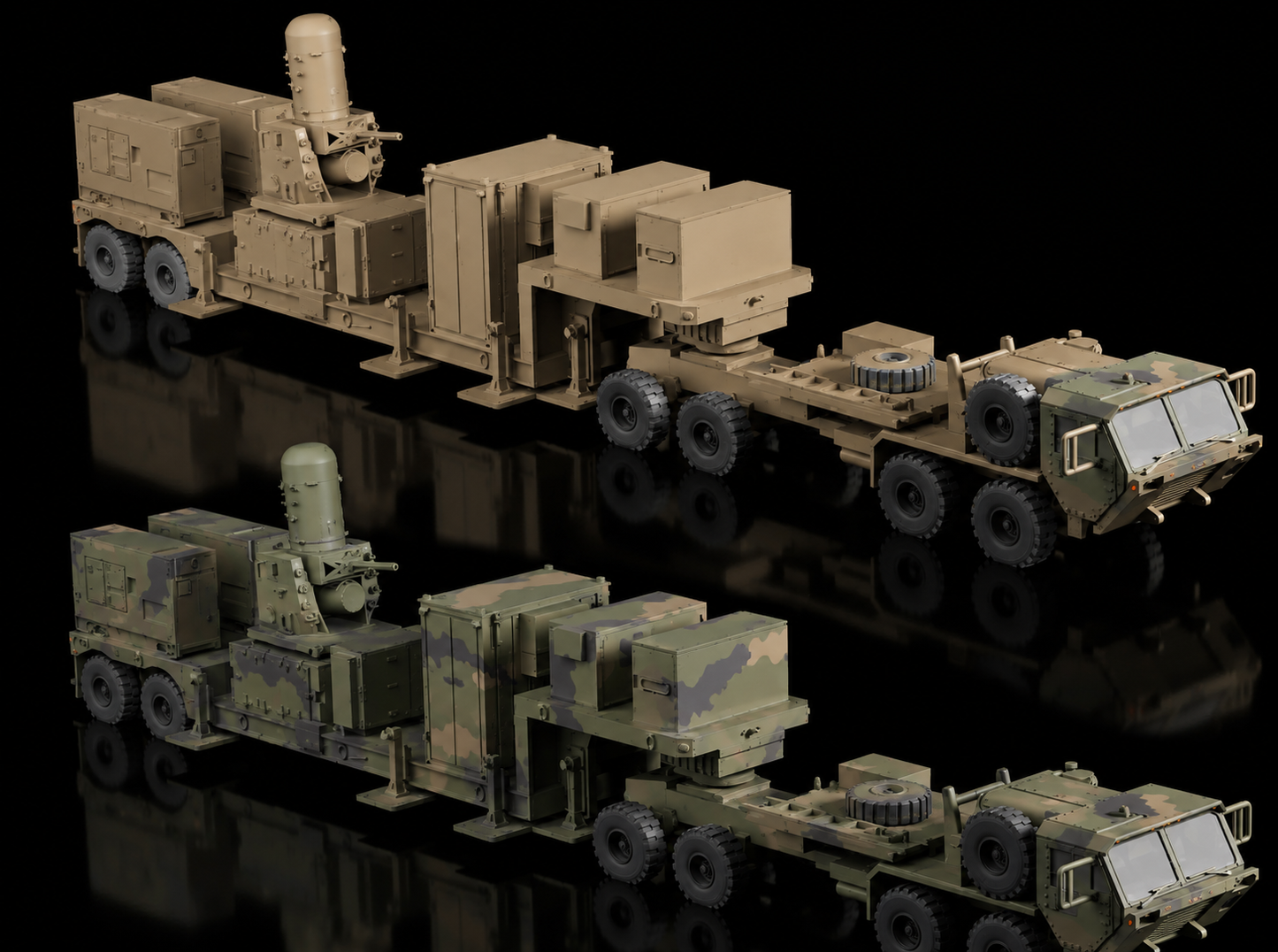 Post War C-RAM Centurion Phalanx on Trailer - Painted Resin Model