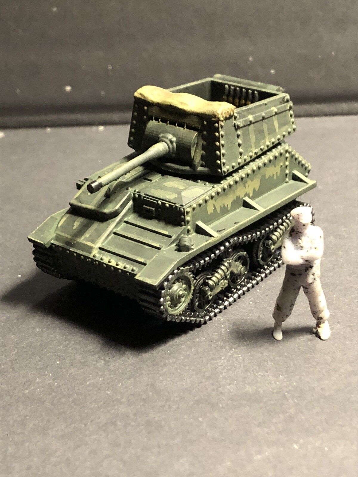 British Interwar Vickers Light Tank Mk.V 2 pounder. Painted Resin Mode ...